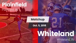 Matchup: Plainfield High vs. Whiteland  2018