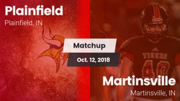 Matchup: Plainfield High vs. Martinsville  2018