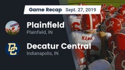 Recap: Plainfield  vs. Decatur Central  2019