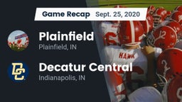 Recap: Plainfield  vs. Decatur Central  2020