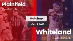 Matchup: Plainfield High vs. Whiteland  2020