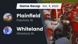 Recap: Plainfield  vs. Whiteland  2020