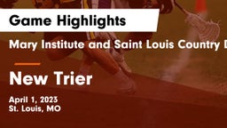 Mary Institute and Saint Louis Country Day School vs New Trier  Game Highlights - April 1, 2023