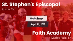 Matchup: St. Stephen's vs. Faith Academy 2017