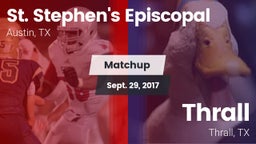 Matchup: St. Stephen's vs. Thrall  2017