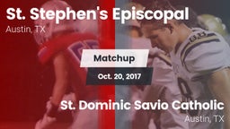 Matchup: St. Stephen's vs. St. Dominic Savio Catholic  2017