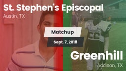 Matchup: St. Stephen's vs. Greenhill  2018