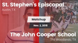Matchup: St. Stephen's vs. The John Cooper School 2018
