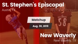 Matchup: St. Stephen's vs. New Waverly  2019