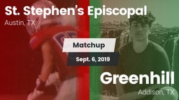 Matchup: St. Stephen's vs. Greenhill  2019