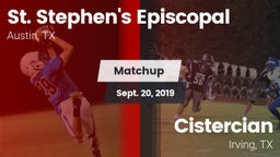 Matchup: St. Stephen's vs. Cistercian  2019