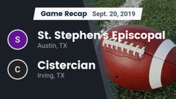 Recap: St. Stephen's Episcopal  vs. Cistercian  2019