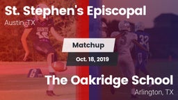 Matchup: St. Stephen's vs. The Oakridge School 2019