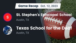 Recap: St. Stephen's Episcopal School vs. Texas School for the Deaf 2023