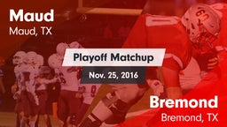 Matchup: Maud  vs. Bremond  2016