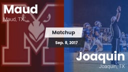 Matchup: Maud  vs. Joaquin  2017