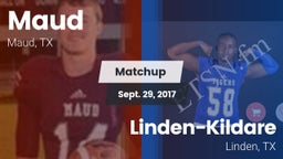 Matchup: Maud  vs. Linden-Kildare  2017