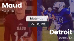 Matchup: Maud  vs. Detroit  2017