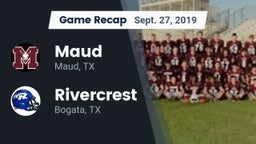 Recap: Maud  vs. Rivercrest  2019
