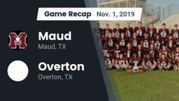 Recap: Maud  vs. Overton  2019