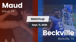 Matchup: Maud  vs. Beckville  2020