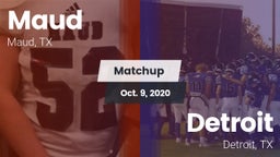 Matchup: Maud  vs. Detroit  2020