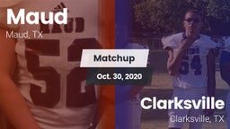 Matchup: Maud  vs. Clarksville  2020