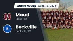 Recap: Maud  vs. Beckville  2021