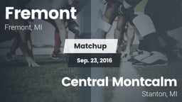 Matchup: Fremont  vs. Central Montcalm  2016