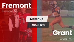 Matchup: Fremont  vs. Grant  2016
