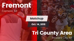 Matchup: Fremont  vs. Tri County Area  2016