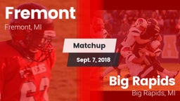 Matchup: Fremont  vs. Big Rapids  2018