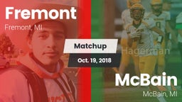 Matchup: Fremont  vs. McBain  2018
