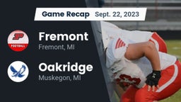 Recap: Fremont  vs. Oakridge  2023