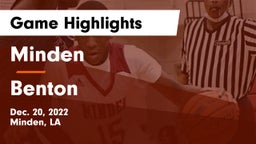 Minden  vs Benton  Game Highlights - Dec. 20, 2022