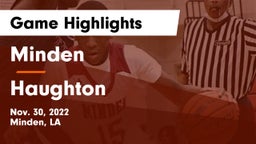 Minden  vs Haughton  Game Highlights - Nov. 30, 2022