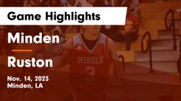 Minden  vs Ruston  Game Highlights - Nov. 14, 2023