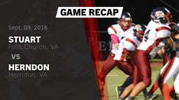 Recap: Stuart  vs. Herndon  2016