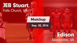 Matchup: Stuart  vs. Edison  2016