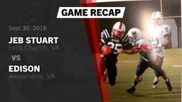 Recap: JEB Stuart  vs. Edison  2016