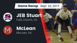 Recap: JEB Stuart  vs. McLean  2017