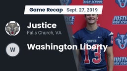 Recap: Justice  vs. Washington Liberty 2019
