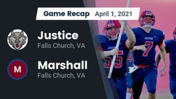 Recap: Justice  vs. Marshall  2021