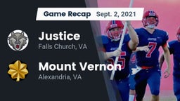 Recap: Justice  vs. Mount Vernon   2021