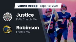Recap: Justice  vs. Robinson  2021