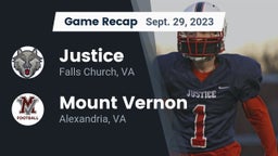 Recap: Justice  vs. Mount Vernon   2023