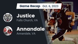 Recap: Justice  vs. Annandale  2023