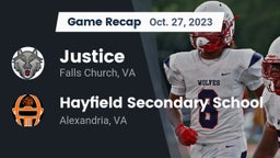 Recap: Justice  vs. Hayfield Secondary School 2023