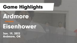 Ardmore  vs Eisenhower  Game Highlights - Jan. 19, 2022