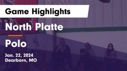 North Platte  vs Polo  Game Highlights - Jan. 22, 2024